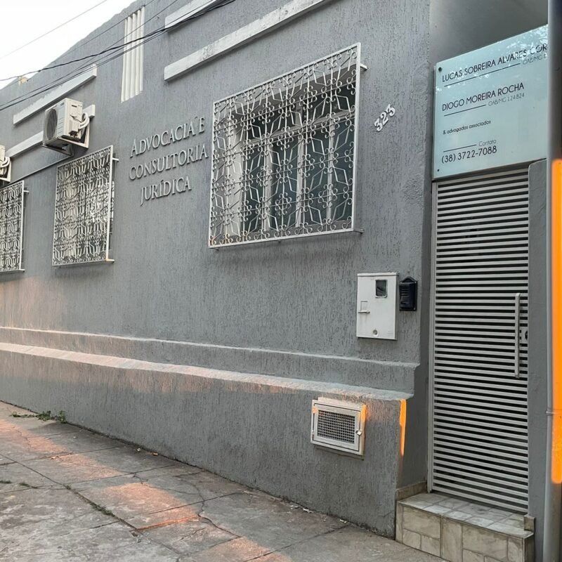 Parte externa do escritório situado em Curvelo MG.